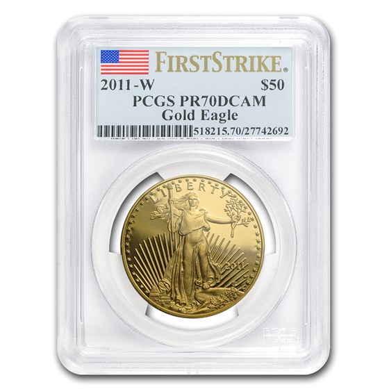 2011-W 1 oz Proof Gold American Eagle PR-70 PCGS (FS) 2011-W 1 oz Proof Gold American Eagle PR-70 PCGS (FS)